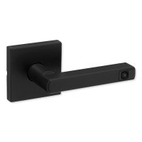 Kwikset Halifax LED Motion Activated Passage Lever, Black Matte